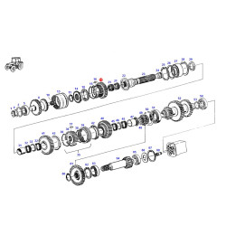 KOŁO ZĘBATE WALCOWE Z44 (E307100080019)	