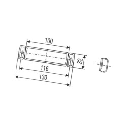 Lampa zespolona, tylna, LED 2TM008645651 Hella 9002920111089