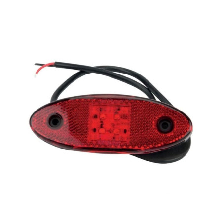 Lampa tylna LED czerwona, owal L4702LDV Britax L4702LDV