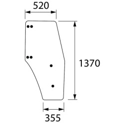 205810030050 Szyba Fendt drzwi Unbranded 8719493246285
