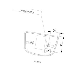 Lampa oświetlenia tablicy rejestracyjnej