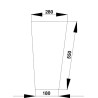 178810110020 Szyba Fendt przednia dolna Kramp 3660980020251