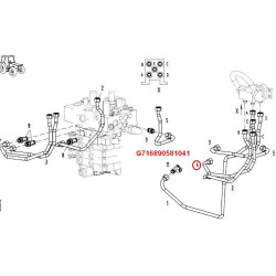 Przewód hydrauliczny Fendt H716890581041
