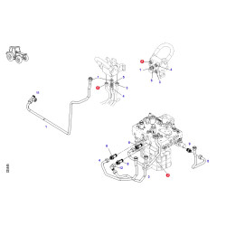 Przewód hydrauliczny Fendt H716890581041