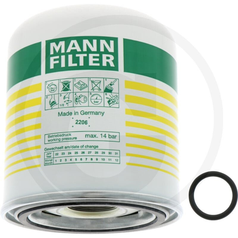 MANN FILTER Osuszacz powietrza  do pneumatycznego układu hamulcowego 