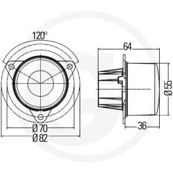 HELLA Begrenzungsleuchte, 12 V 