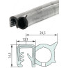 Nakładka krawędziwa boczna uszczelka 20,5x14,5 - 25m4059139279913