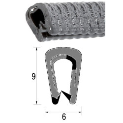 Osłona krawędzi H9x6mm