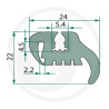 Uszczelka 5,4x24 -25m4059139280377