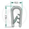 Nakładka krawędziwa 10,5x16,5, 5m4059139280230