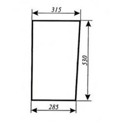 Szyba Zetor przednia 5911-7937 typ kabiny BK 6011