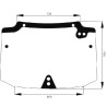 Case 44911502 Szyba tylna Ergis 2200-44911502G