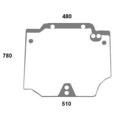 44911821 Szyba Deutz Fahr tylna Kramp 8719493173437