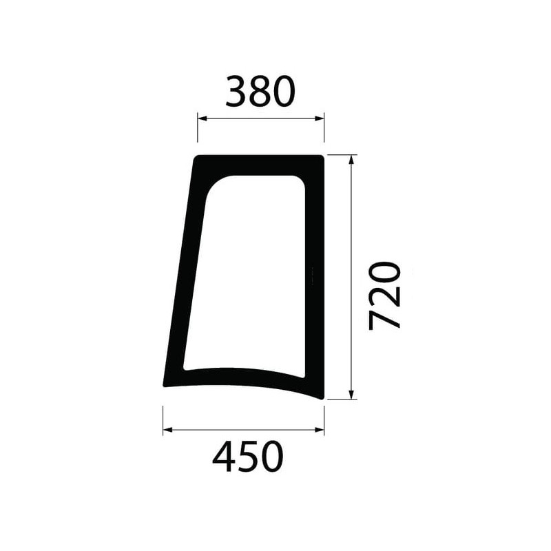 Case 44910542 Szyba boczna prawa2200-44910542G