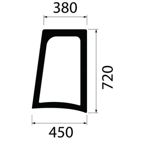 Case 44910542 Szyba boczna prawa2200-44910542G