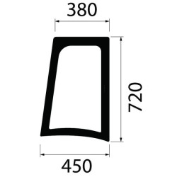 Case 44910542 Szyba boczna prawa2200-44910542K