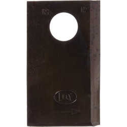 Nożyk kosiarki rotacyjnej lewy 83x49x5 mm otwór Ø 18.50 mm okrągły pasuje do Lely