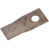 Nóż kosiarki rotacyjnej prawy 110x48x4 mm otwór Ø 19 mm