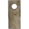 Nóż kosiarki rotacyjnej prawy 110x48x4 mm otwór Ø 19 mm