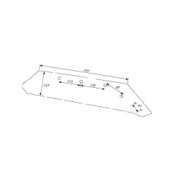 073006 Lemiesz 18" prawy Kverneland