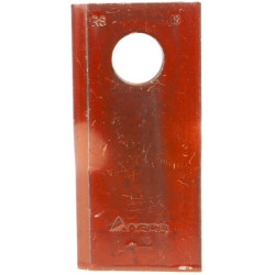 Nożyk kosiarki rotacyjnej prawy 100x47x4 mm otwór Ø 18.50 mm okrągły pasuje do Lely