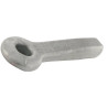 Ucho zaczepu fi40 1/5t do wspawania, 50x50 mm Ø 40 mm