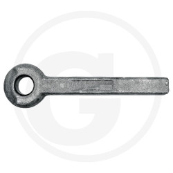 Ucho zaczepu fi40 1/10t 55x65 L380 DIN 74054