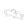 27013301M Lemiesz 16", prawy SSP-2930 Molbro Mølbro 5700030883219