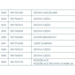 R917000210 Rozdzielacz, Case 87305400 