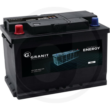 Akumulator 12V 78Ah EN 660A 277x175x190 B03 1 ENDURANCE ENERGY 4059139388844