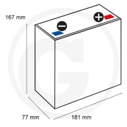 Batterie AGM 12V 23Ah