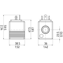 Cewka dla zaworu FPD 13 24V DC