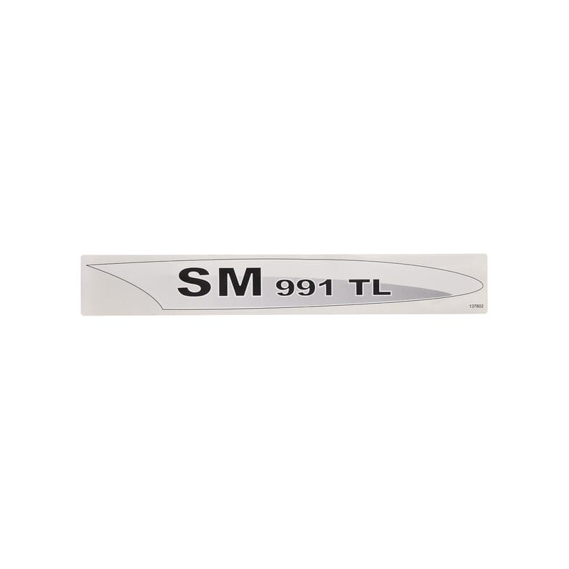 Naklejka "SM 991 TL" p. Fella