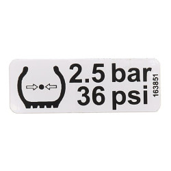 Naklejka "2.5 BAR" Fella