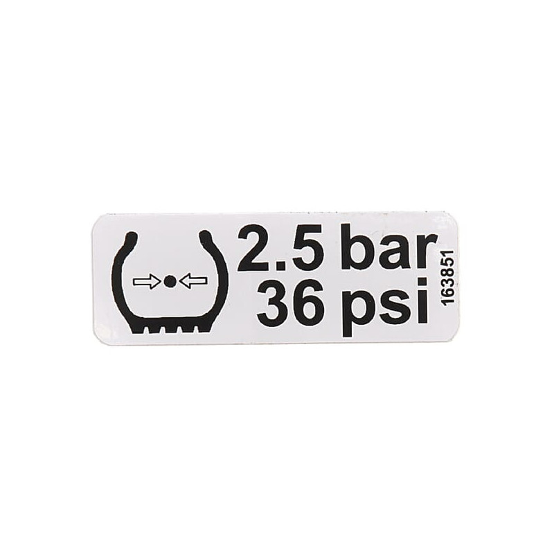Naklejka "2.5 BAR" Fella