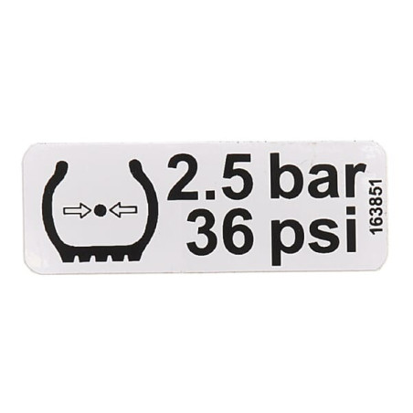Naklejka "2.5 BAR" Fella
