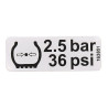 Naklejka "2.5 BAR" Fella