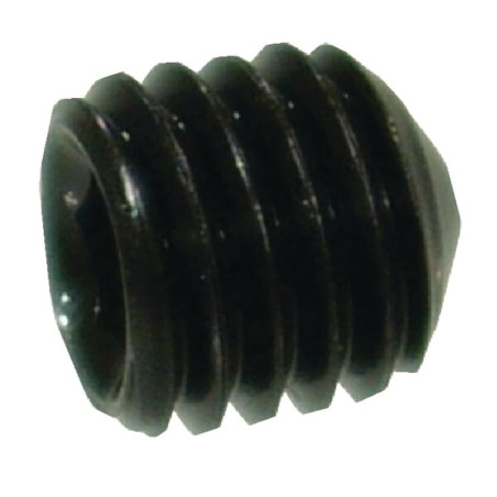 Wkręt dociskowy DIN914 M5x10 mm stalowy 45H