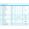 ADR 9RE0012 Części przyczepy 9RE0012 Zestaw naprawczy hamulca 300X90ADR