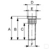 ADR 903C12 Śruba koła M12x1,5x36 osadzenie 13,5