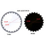 Tuleja wielowypustowa wew. Z9(16/32"DP) fi30x30mm