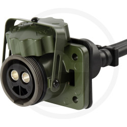Gniazdo NATO 50mm² z kablem 2m Herth Buss4026736391553
