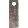 Nożyk kosiarki rotacyjnej lewy 141x50x4 mm otwór Ø 19 mm okrągły pasuje do Vicon