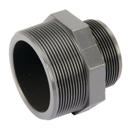 Nypel redukcyjny gwint zew./ gwint zew. 2-1/2" x 2" Rau
