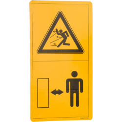 Vicon VNB4377274 Naklejka Danger Flying Objects