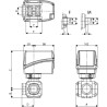 Zawór Kulowy Elektryczny 3-Drożny Gwint Wew. 1i1/2” Arag 8026834398047