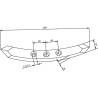 Vaderstad 447152KR Redliczka 500x50x20 mm Kramp