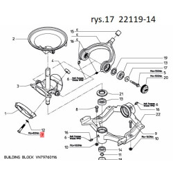 Vicon KG01264100 Podkładka M12 A2