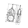Zasuwa flansza / flansza wersj 5377RIV9080000