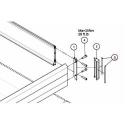 Vicon VNB4053474 Odblas naklejka